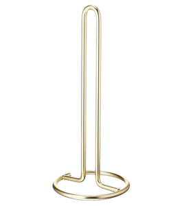 Metal Wire <b>Tissue</b> <b>Paper</b> Roll Holder Decorative Free-Standing Bathroom Storage Organizer Stand From India - Product Image 2