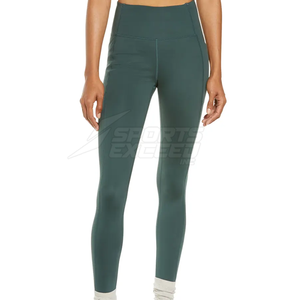 Leggings de Yoga de Fabricación Profesional, Pantalones Sólidos para Mujer de la Mejor Calidad, Transpirables, Cintura Elástica, Largo Completo, Spandex/Poliéster - Product Image 2