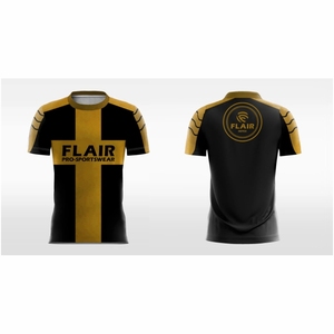Maillot de football 100 % polyester de qualité supérieure, design personnalisé, confortable, respirant, léger, séchage rapide, coupe courte, OEM - Product Image 6