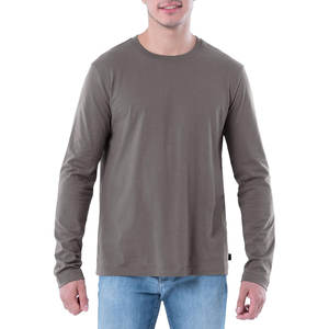 Sweat-shirt à col rond surdimensionné en coton épais pour hommes Style pull intérieur doux personnalisé pour l'hiver Teint uni avec personnalisation - Product Image 2