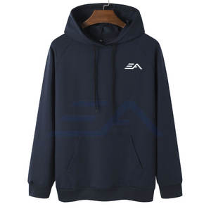 Sudaderas con Capucha Personalizadas con Logotipo para Hombre, Estilo Casual de Invierno, Color Sólido, Tejido de Poliéster/Algodón Transpirable y Ecológico de Alta Calidad, Marca Privada - Product Image 1
