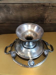 Soporte para pasteles y postres de acero inoxidable pulido con espejo de diseño moderno clásico Soporte para aperitivos de metal de gran tamaño de la mejor calidad - Product Image 6