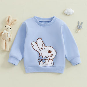 Sudadera de Forro Polar para Niños, Unisex, Formal, Transpirable, Cuello Alto, Manga Larga, Estilo Francés, para Primavera y Otoño - Product Image 2