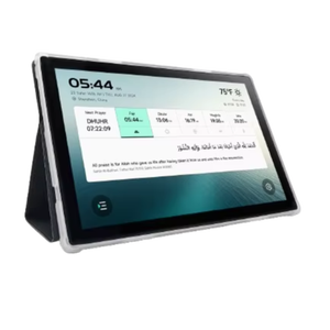 10 "Đồng hồ kỹ thuật số azan với wifi, màn hình cảm ứng năng động, thời gian cầu nguyện trên toàn thế giới, Máy nghe nhạc quran đầy đủ, nghệ thuật Hồi giáo - Product Image 1