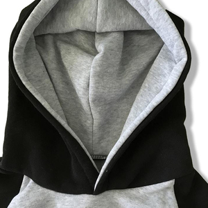 Deux pièces survêtement à capuche pour hommes 100% coton Sport Jogging ensemble veste confortable pantalons de survêtement équipe survêtement pour la saison d'automne - Product Image 5