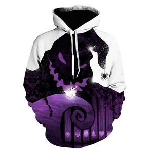 เสื้อมีฮู้ดสำหรับผู้ชายเสื้อมีฮู้ดพิมพ์ลายการ์ตูนมีกระเป๋า3D - Product Image 1