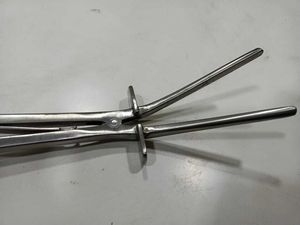 Manipulador uterino tipo V de ginecología, 37cm, instrumento quirúrgico Manual reutilizable, Material de acero inoxidable - Product Image 5