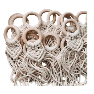 Nouvellement Arrivées Macramé Serviette Anneau Magnifiquement Conception La Plus Exigeante Meilleure Qualité Lisse Finition Porte-Mouchoirs Pour La Décoration De Table - Product Image 2