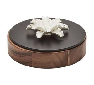 Gold Plated Top Acrylic Base Premium Quality Modern Metal Arabic Date Bowl Set Eco-Friendly Durable Kitchen Serveware <b>with</b> <b>Lids</b> - Product Image 3