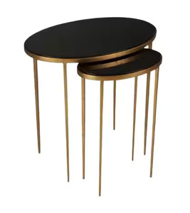 <b>Black</b> Frame Nesting <b>Side</b> <b>Table</b> - Product Image 2