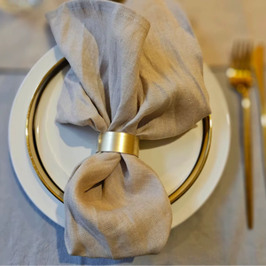 Anneau de serviette en cuivre rustique, anneaux de serviette industriels, anneau de serviette en cuivre, décoration de table, cadeau de pendaison de crémaillère, anneau de serviette, anneau de serviette - Product Image 1