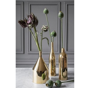 Florero costero al por mayor, Decoración de mesa para sala de estar, florero de Metal, florero de Metal para sala de estar - Product Image 3