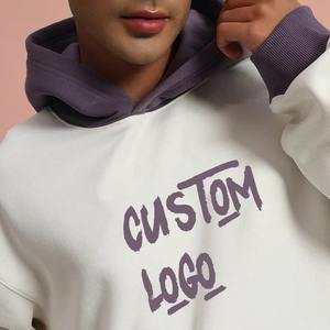 Chándal con capucha con estampado personalizado de alta calidad para hombre, ropa de calle transpirable con pantalones de chándal apilados para invierno - Product Image 6