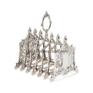 Estantes para tostadas de metal sólido de inspiración vintage clásica con construcción duradera para servir tostadas cálidas en la mesa de comedor o cafetería - Product Image 6