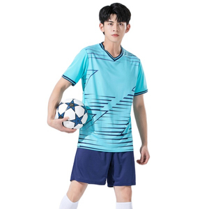 เสื้อฟุตบอลแบบไม่มีโลโก้เสื้อเจอร์ซีย์ฟุตบอลออกแบบเองได้ใหม่ - Product Image 1