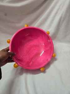 Support de bol de service en résine pour bol de service au design moderne avec support en métal et design à vendre produit - Product Image 2