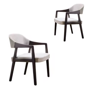 เก้าอี้รับประทานอาหารทำจากไม้เนื้อแข็งสไตล์โมเดิร์นพร้อมเบาะนั่งสบายสำหรับตกแต่งบ้านโรงแรมส่งตรงจากอินโดนีเซีย - Product Image 6