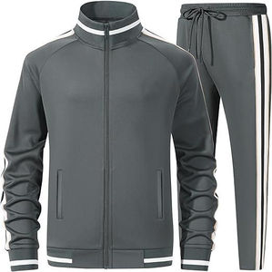 2025 Luxury Men Retro Stripes Sets Fall Winter Sports Training Wear Jogging <b>TrackSuit</b> High Quality Gym Running <b>Tracksuit</b> For Man - Product Image 6