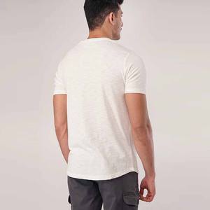 Camiseta Personalizable de Manga Corta y Cuello Redondo para Hombre, de Algodón Grueso Ultra Suave con Bolsillo, con tu Propio Diseño y Logotipo - Product Image 3