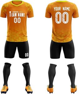 เสื้อฟุตบอลกางเกงขาสั้นผ้าโพลีเอสเตอร์100% แห้งเร็วสำหรับทุกเพศ - Product Image 4