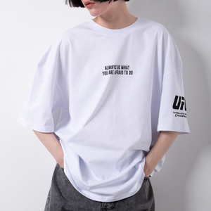 Camiseta de manga corta con logotipo personalizado para mujer, diseño prémium de alta calidad, 100 algodón, informal, de gran tamaño, 180-280 GSM, OEM - Product Image 1
