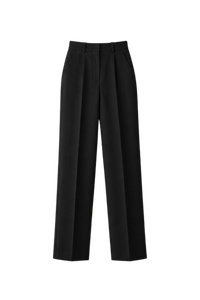 Pantalon de bureau formel pour femme, taille mi-haute, coupe skinny, jambe droite, respirant, écologique, en toile lavée, élégant, pour l'automne - Product Image 4