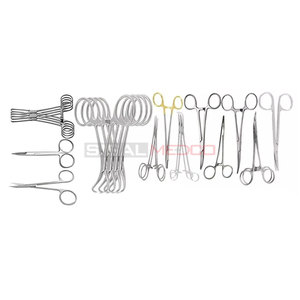Juego de Instrumentos Quirúrgicos para Laparotomía Pediátrica, 51 Piezas, Acero Inoxidable Alemán, Instrumentos Quirúrgicos Manuales de Alta Calidad, Cirugía General, SIGAL - Product Image 3