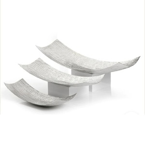 Bandeja de servicio de metal de diseño exclusivo con mango de aluminio para hoteles, restaurantes, hogar, cocina, otro uso para eventos, cocina, otro - Product Image 4