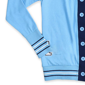 สเวตเตอร์คาร์ดิแกนผ้าวูลถักลายทางลำลองปักโลโก้ตามสั่งของผู้หญิง2025 - Product Image 5