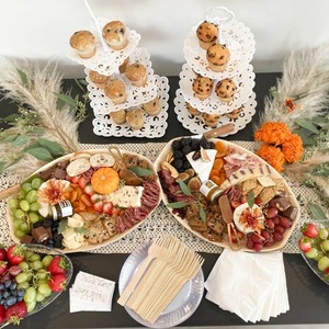 Assiettes à dîner jetables Tienphong, assiettes ovales en feuilles de palmier de 15x10 pouces pour fêtes, mariages, anniversaires, extérieur - Product Image 3