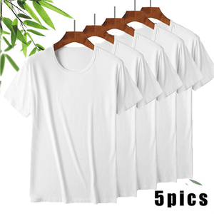 <b>Men's</b> Good Quality Cotton Jersey Solid Regular Fit Half Sleeve Formal T-<b>shirts</b> Custom Summer Anti-Wrinkle Eco-Friendly - Product Image 6