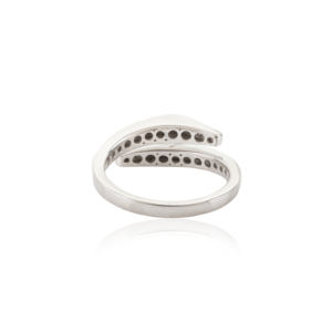 100% authentique véritable bague en diamant nouvellement conçue en or blanc massif 18 carats personnalisée en usine pour le mariage des femmes - Product Image 5