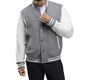 Premium quality Fashion Men Solid Varsity Jacket Reversible Waterproof Windproof Breathable Turn-<b>down</b> Collar Autumn 100% Heated - Product Image 3