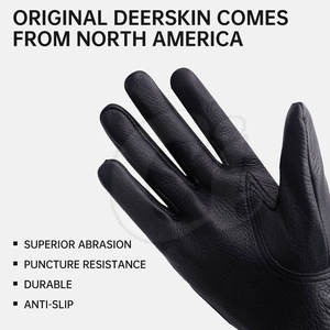 ถุงมือนิรภัยทำจากหนังผลิตสำหรับใช้ในงาน - Product Image 4