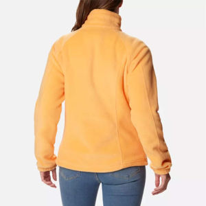 OEM fabricante personalizado mejor venta de invierno de moda Softshell cremallera completa de poliéster polar chaqueta de lana para las mujeres con ropa casual - Product Image 5