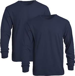 Camiseta de manga larga deportiva para hombre con estampado personalizado de popelina de algodón 100% para temporada de otoño talla 6XL-transpirable e informal - Product Image 2