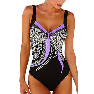 Traje de Baño de Una Pieza para Mujer, con Control de Abdomen, Modesto, Cobertura Completa, con Abertura - Product Image 4