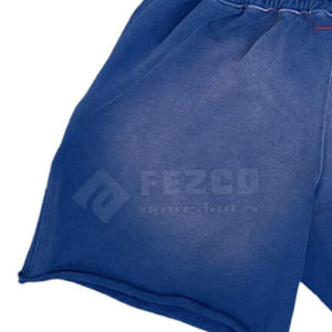 Los mejores pantalones cortos ligeros hechos a medida con lavado ácido, patrón sólido informal, MOQ bajo, venta en línea, pantalones cortos con lavado ácido de tela - Product Image 6