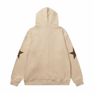 Sweats à capuche décontractés de style streetwear brodés, fermeture éclair, style à capuche unisexe - Product Image 4
