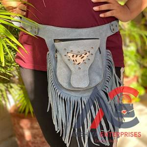 เข็มขัดหนังกลับแบบคาดเอวกระเป๋าคาดเอวกระเป๋าคาดเอวใช้งานได้หลากหลายเข็มขัดเดินทางทันสมัยไม่ซ้ำใคร - Product Image 1