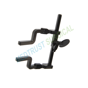 Retractor de Marco con bisagras McCulloch, instrumentos de Cirugía de acero inoxidable con acabado negro, instrumento de Marco con bisagras Mcculloch - Product Image 4