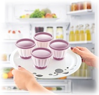 Afossa Gele Pudding Cakevorm Home Dessertbereiding Anti-aanbaklaag Deksels Keuken 9x9x12 CM Milieuvriendelijk Hittebestendig PP+PE