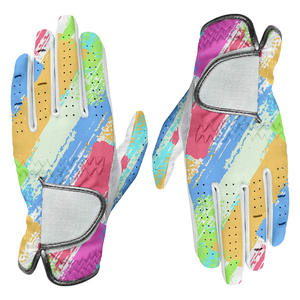 Gants de golf tendance haut de gamme, élégants, en cuir Cabretta, respirants, légers, avec logo personnalisé, vente en gros OEM - Product Image 4