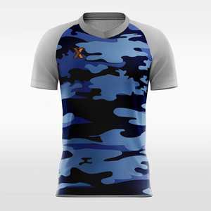 Camisetas de Fútbol para Niños al por Mayor, Camuflaje, 100% Algodón, Costuras Reforzadas, Directo de Fábrica - Product Image 3