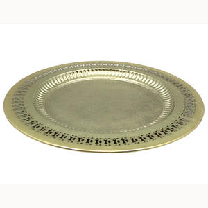 Assiettes de service en nickel pour restaurant et décoration de la maison personnalisées - Product Image 3