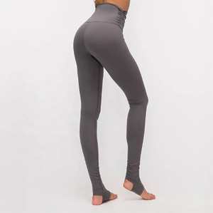 Pantalones de Yoga de cintura alta para gimnasio sin costuras ajustados, mallas de Yoga con estampado de Spandex de nailon Sexy para mujeres y niñas - Product Image 1