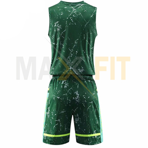 MAXFIT ENTERPRISES Uniforme de basket-ball de qualité supérieure pour homme Bonne vente Vêtements d'équipe grande taille en solde - Product Image 6