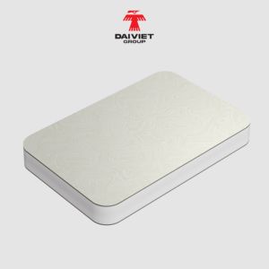 Panneau en mousse PVC 17 mm, couleur ivoire nuage, 1220x2440 mm, fabriqué au Vietnam pour le salon et les murs décoratifs, design d'intérieur - Product Image 1