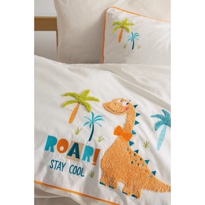 Juego de Ropa de Cama para Bebé Bordada en Algodón 100% Kiddo Cream, Edredón de 4 Piezas con Nuevo Diseño de Patrón para Recién Nacidos y Niños Pequeños para Uso Doméstico - Product Image 1