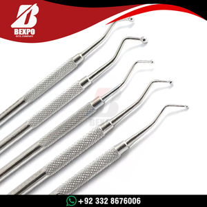 Juego de Instrumentos Quirúrgicos Dentales de Alta Calidad, Reutilizables, Espátula Manual para Relleno de Resina Compuesta, Acero Inoxidable Plateado, CE - Product Image 6